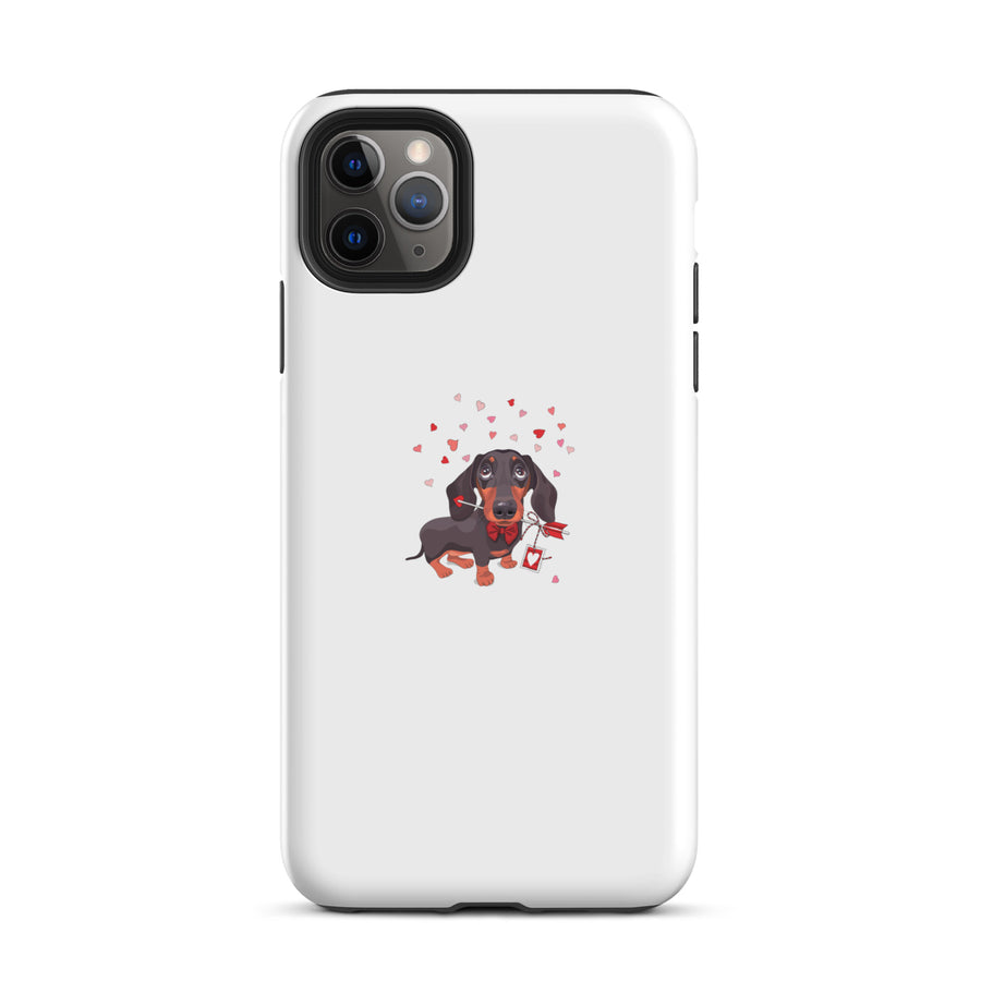 coque chien saucisse iphone coeur