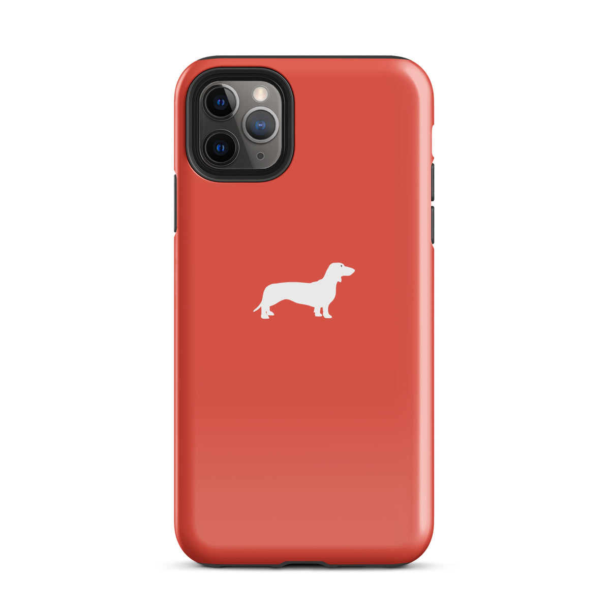 coque iphone chien teckel rouge