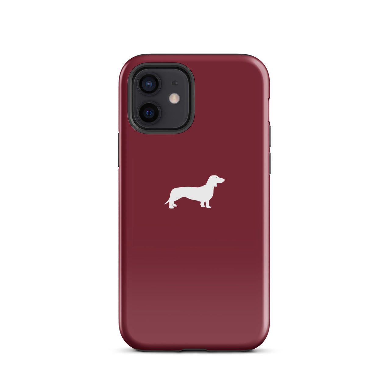 coque iphone teckel bordeaux design