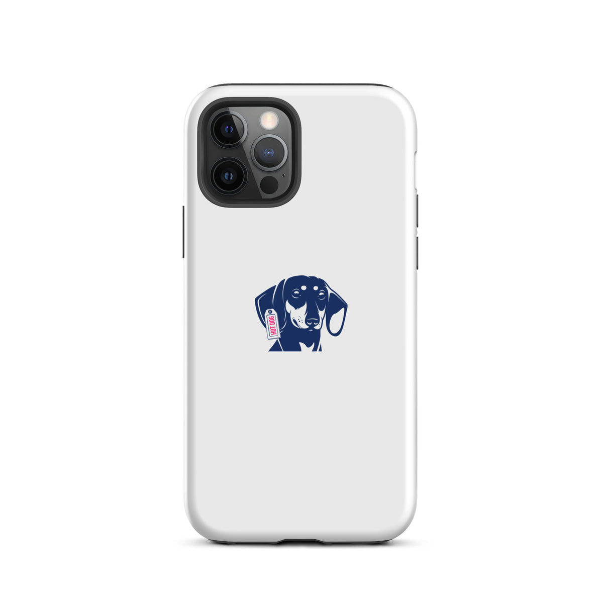 coque teckel boucle oreille iphone