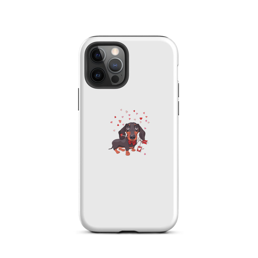 coque smartphone chien saucisse