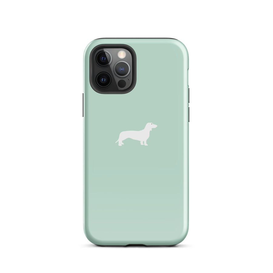 coque chien teckel iphone pastel
