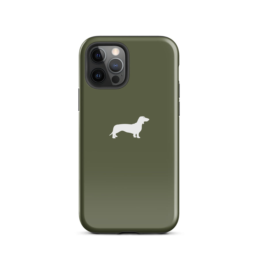 coque teckel kaki iphone militaire