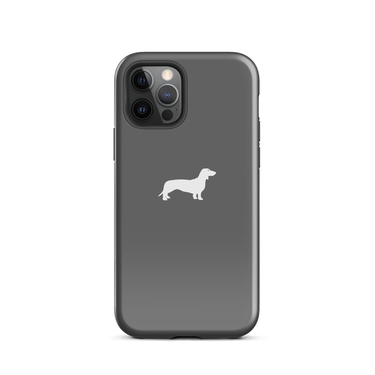coque teckel gris iphone elegante