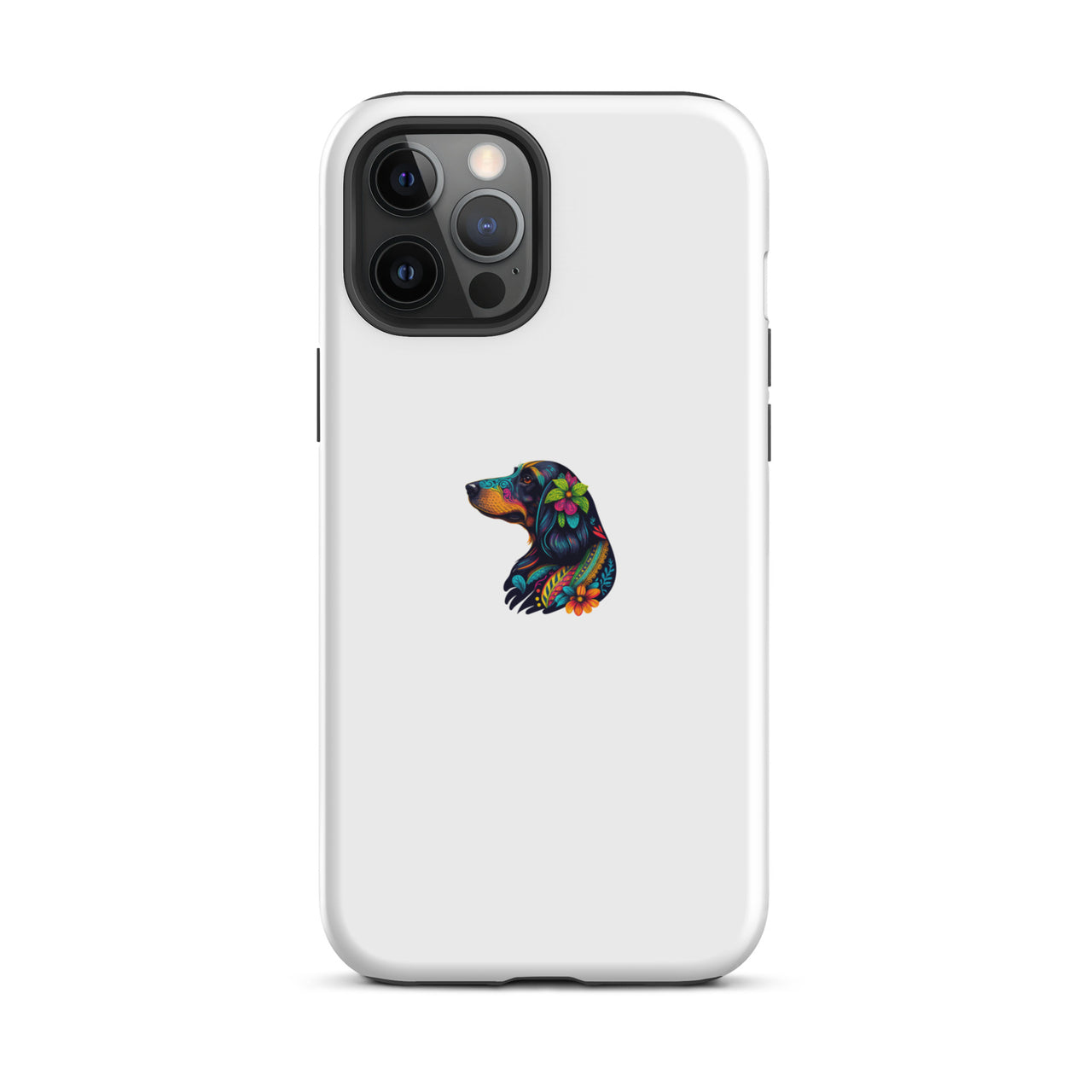 coque teckel iphone illustration