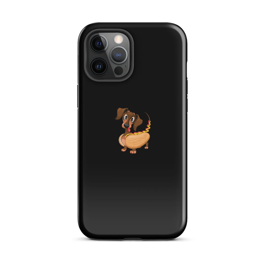 coque teckel iphone illustration