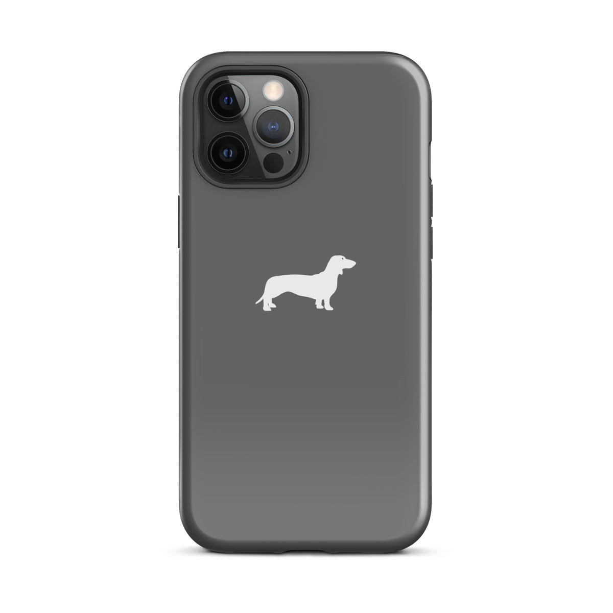 coque iphone teckel gris clair