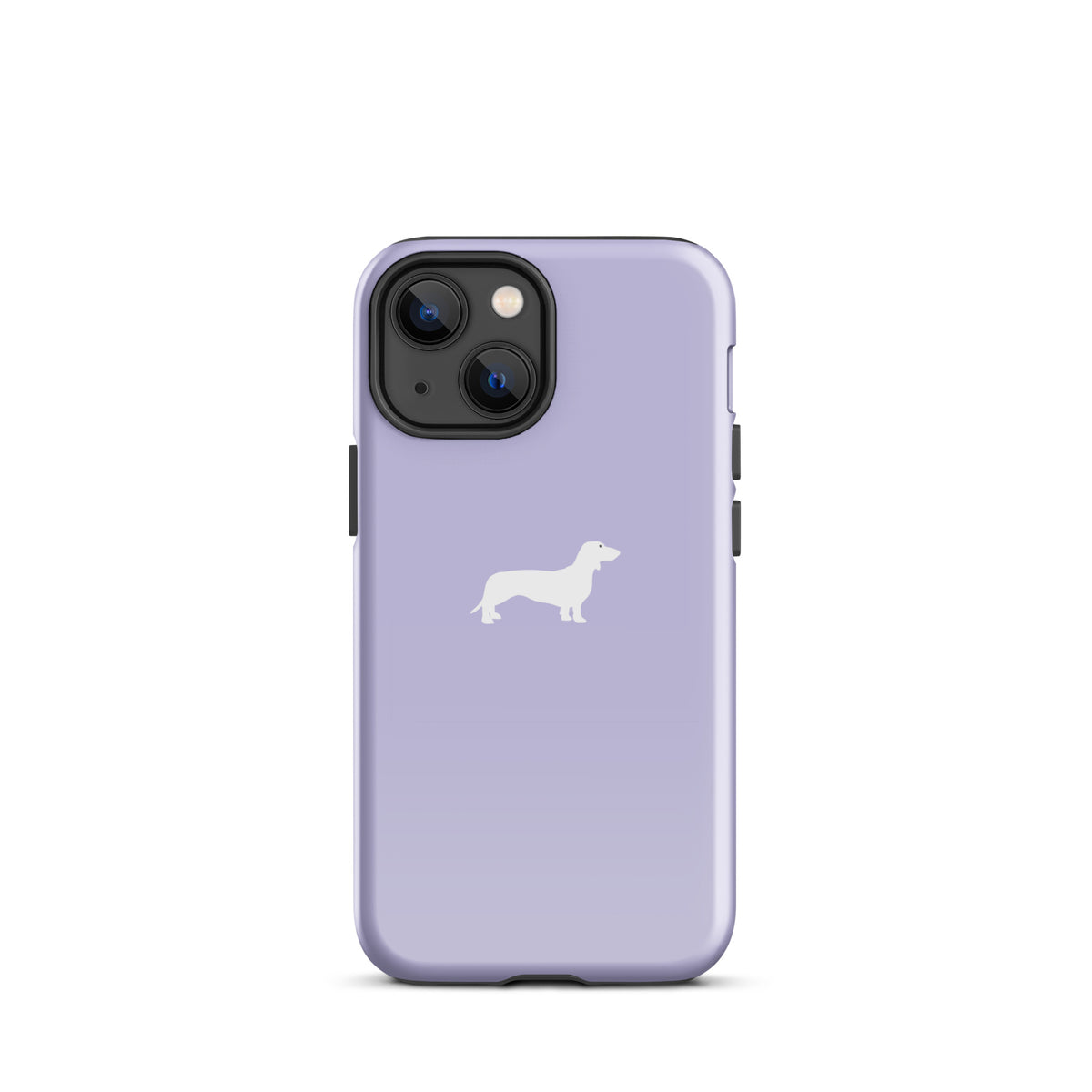 coque teckel lila iphone elegante