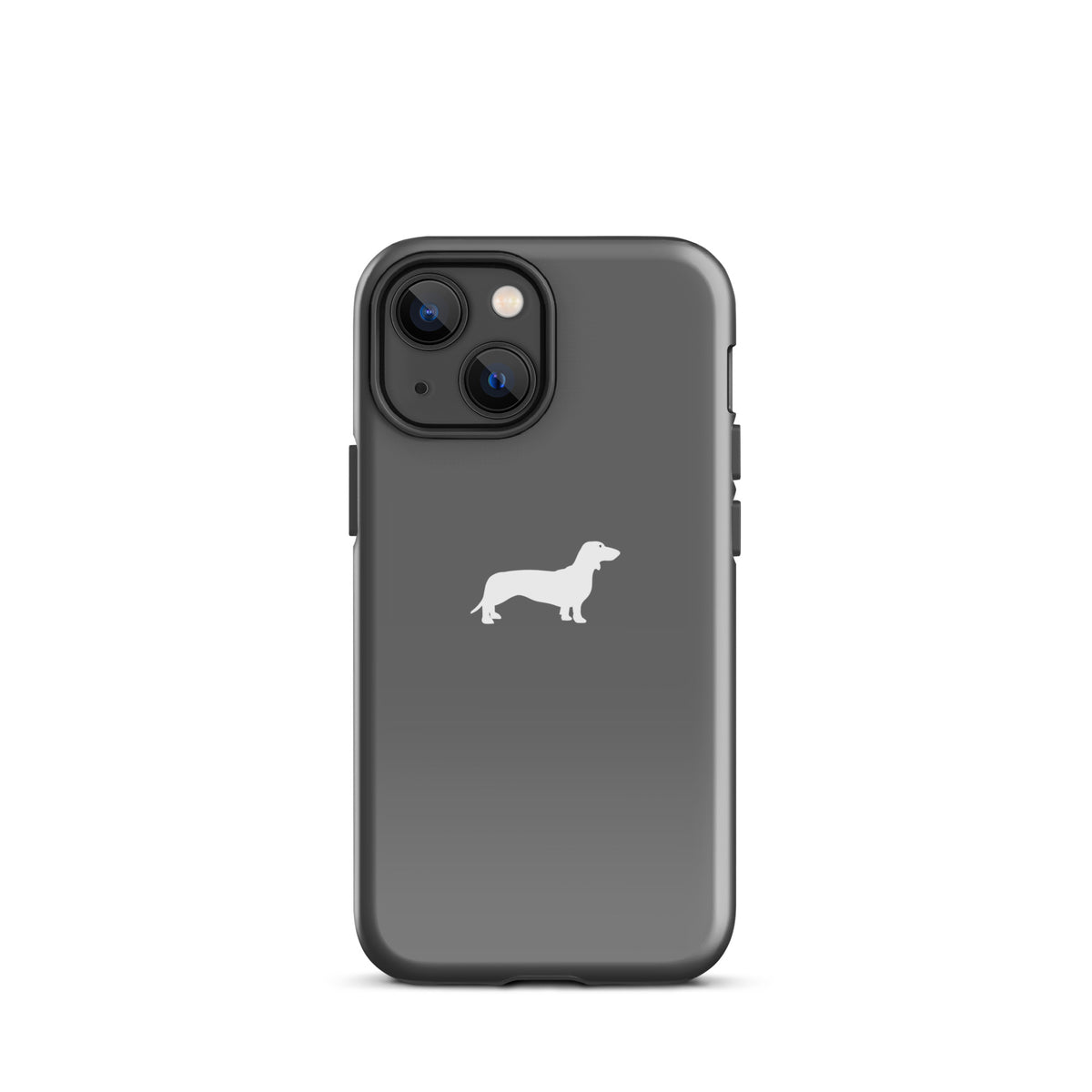 coque teckel gris iphone minimal