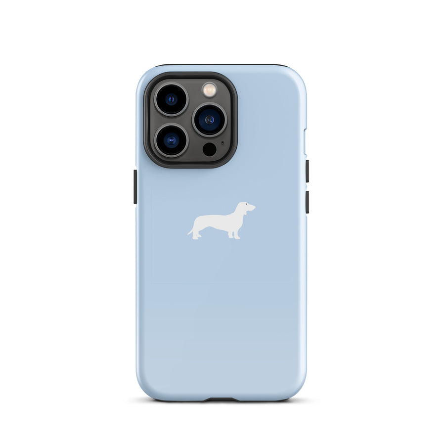 coque teckel bleu iphone tendance