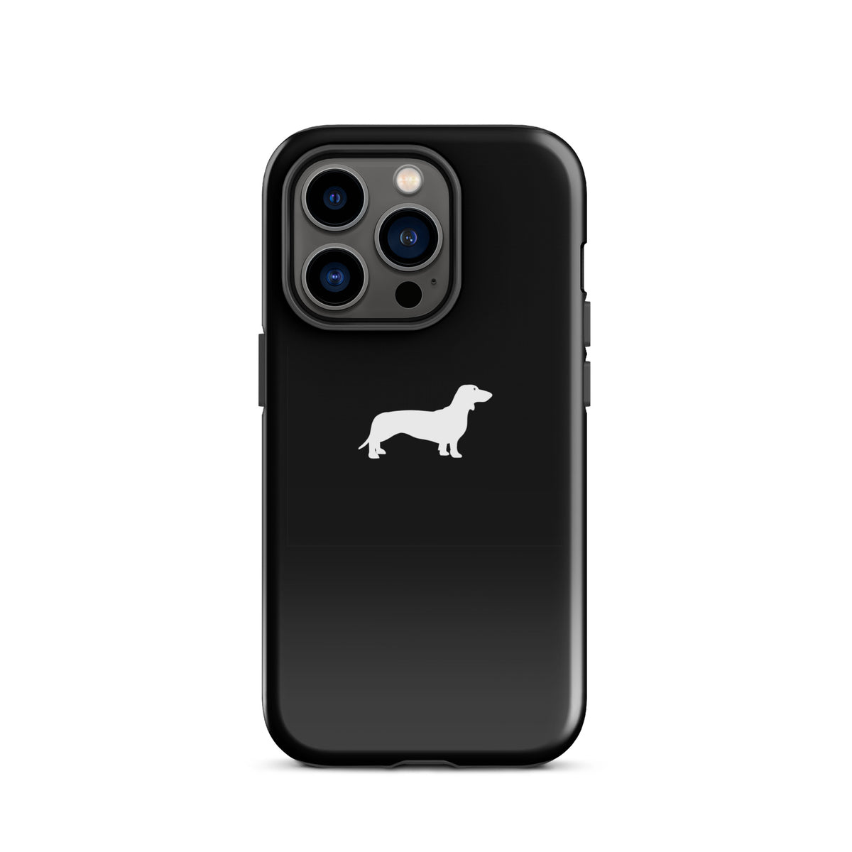 coque teckel iphone noir premium