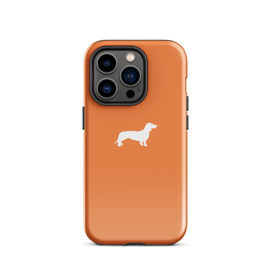 coque iphone teckel orange accessoire