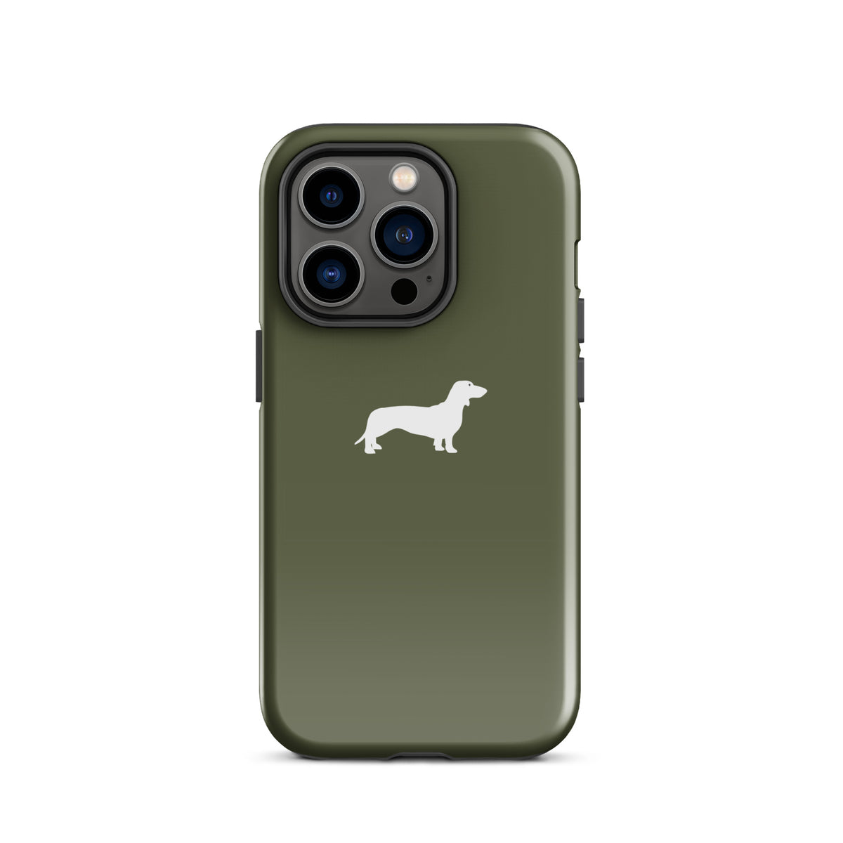 coque teckel kaki iphone resistante