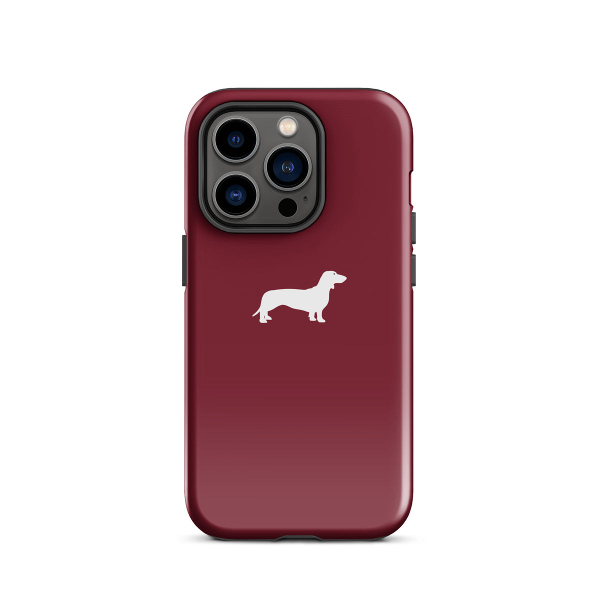 coque iphone teckel bordeaux chocs