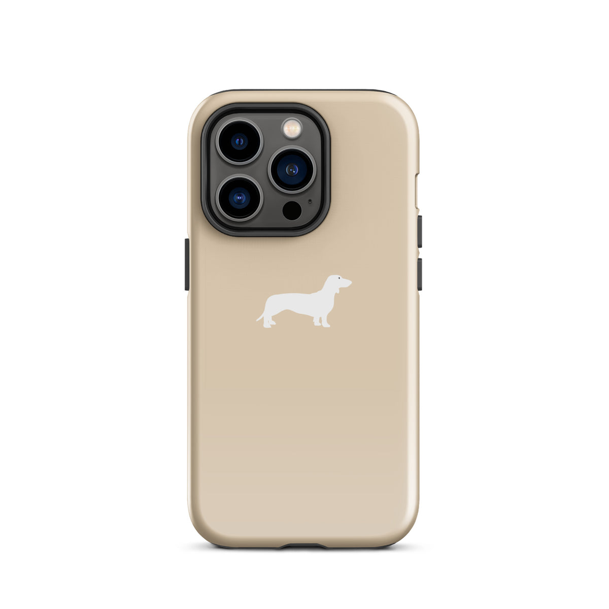 coque iphone teckel champagne chocs