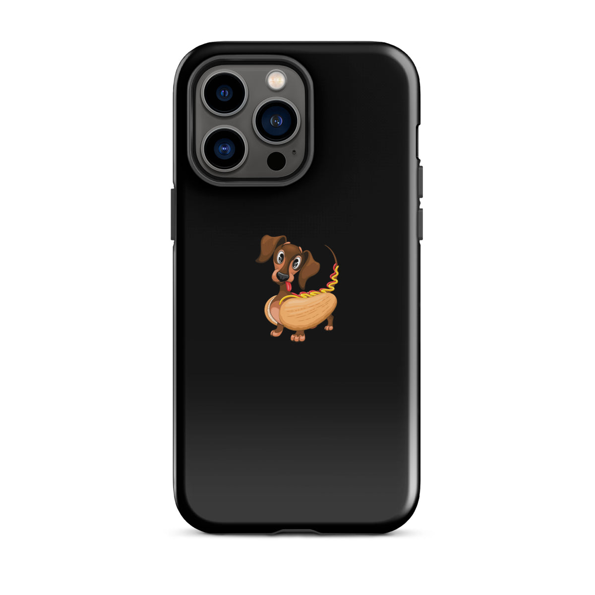 coque iphone teckel hotdog design