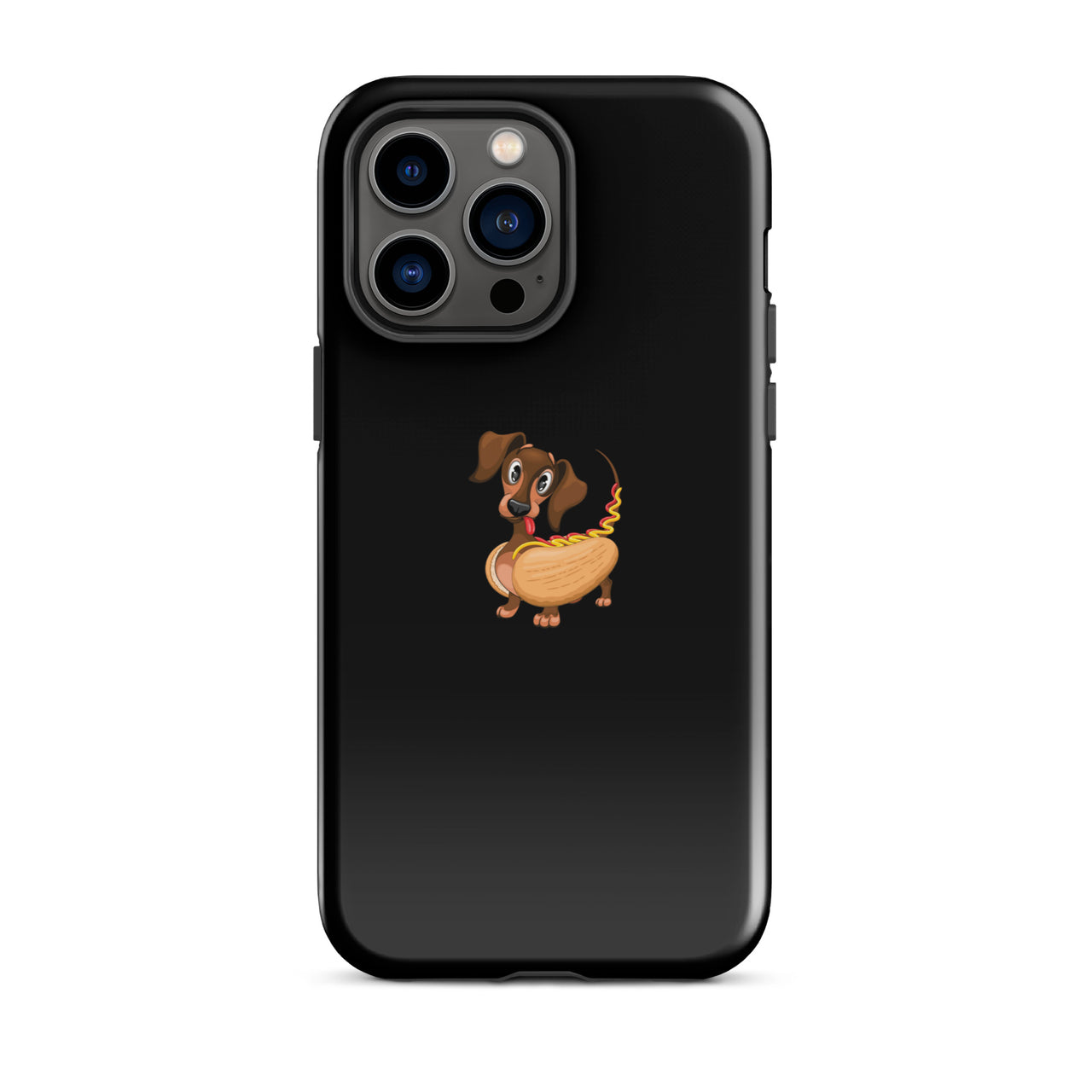 coque iphone teckel hotdog design