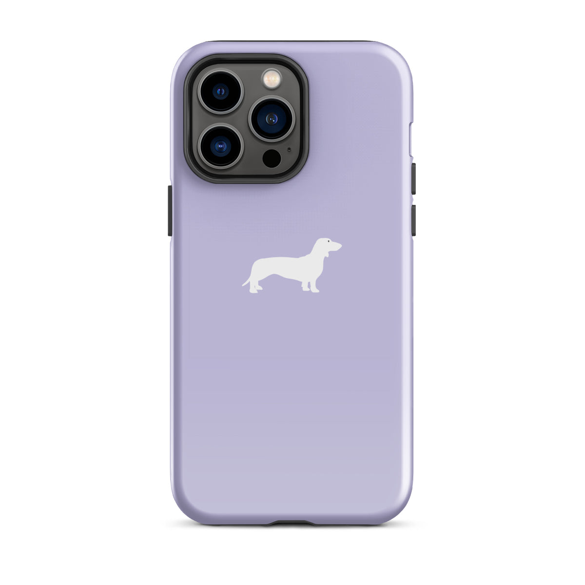 coque teckel lila iphone lifestyle