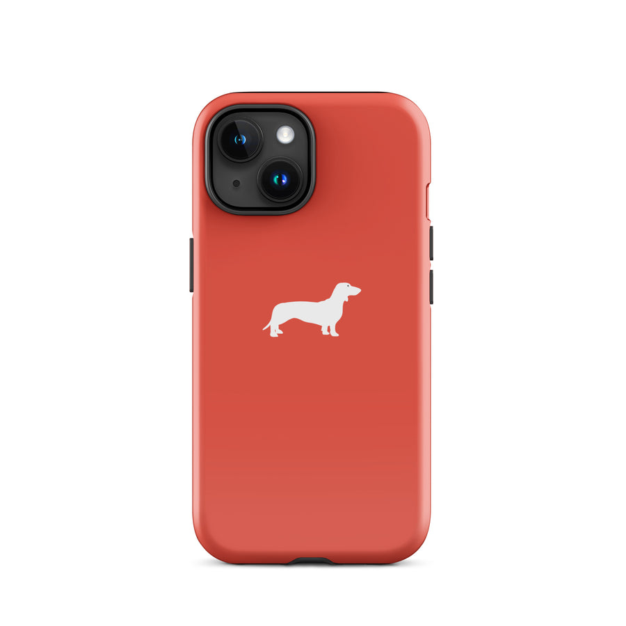 coque teckel rouge iphone cadeau