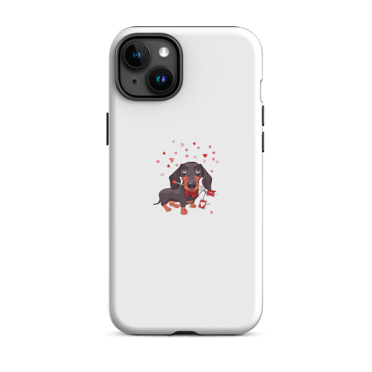 coque teckel iphone double couche