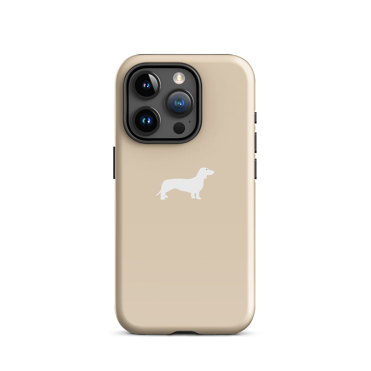 coque iphone teckel champagne mode