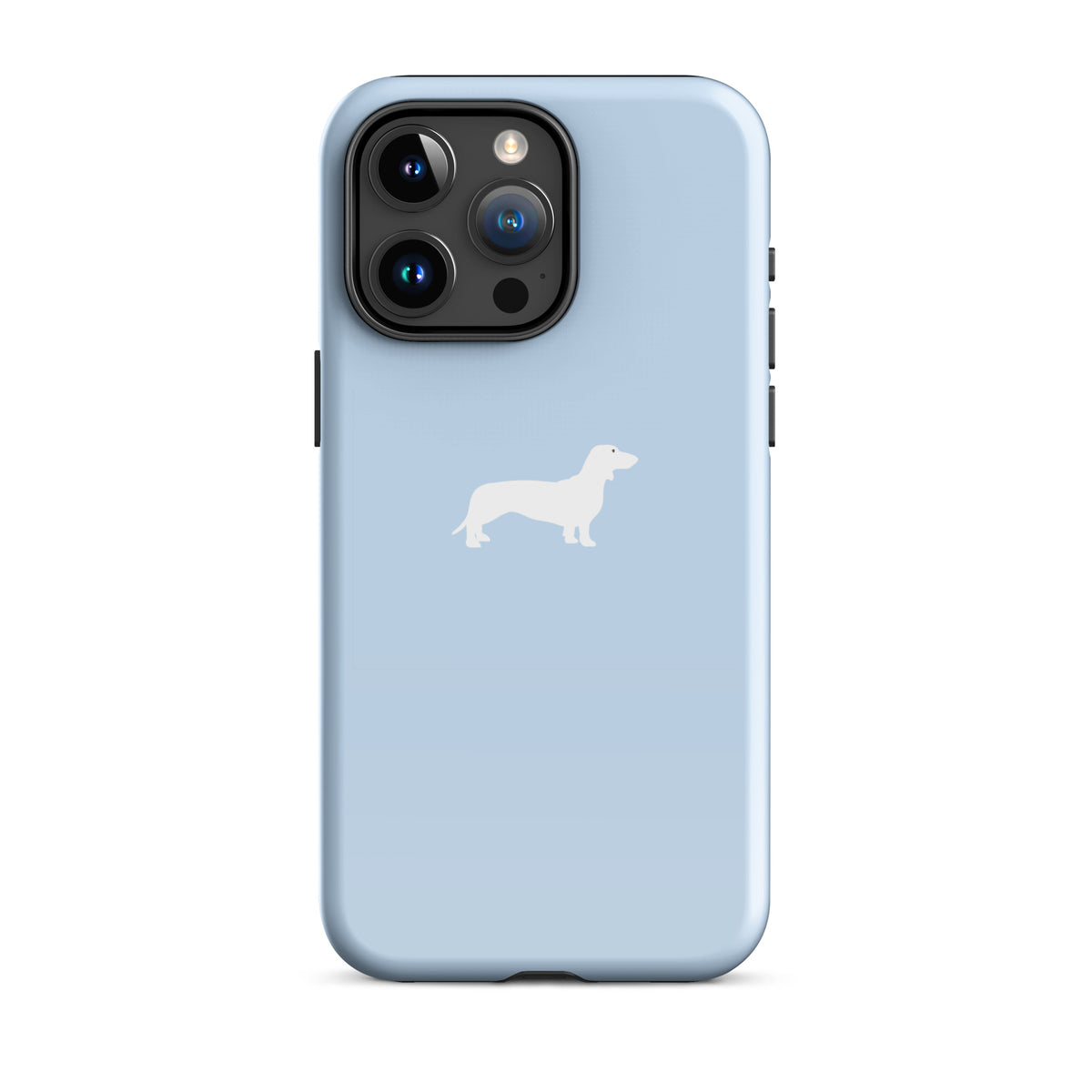 coque iphone teckel bleu mode