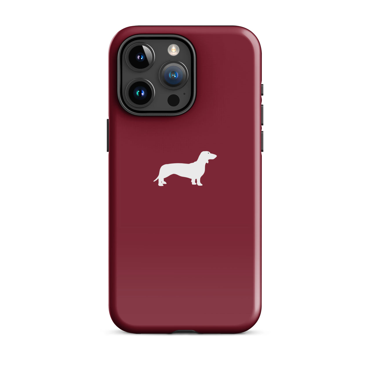 coque teckel bordeaux iphone moderne