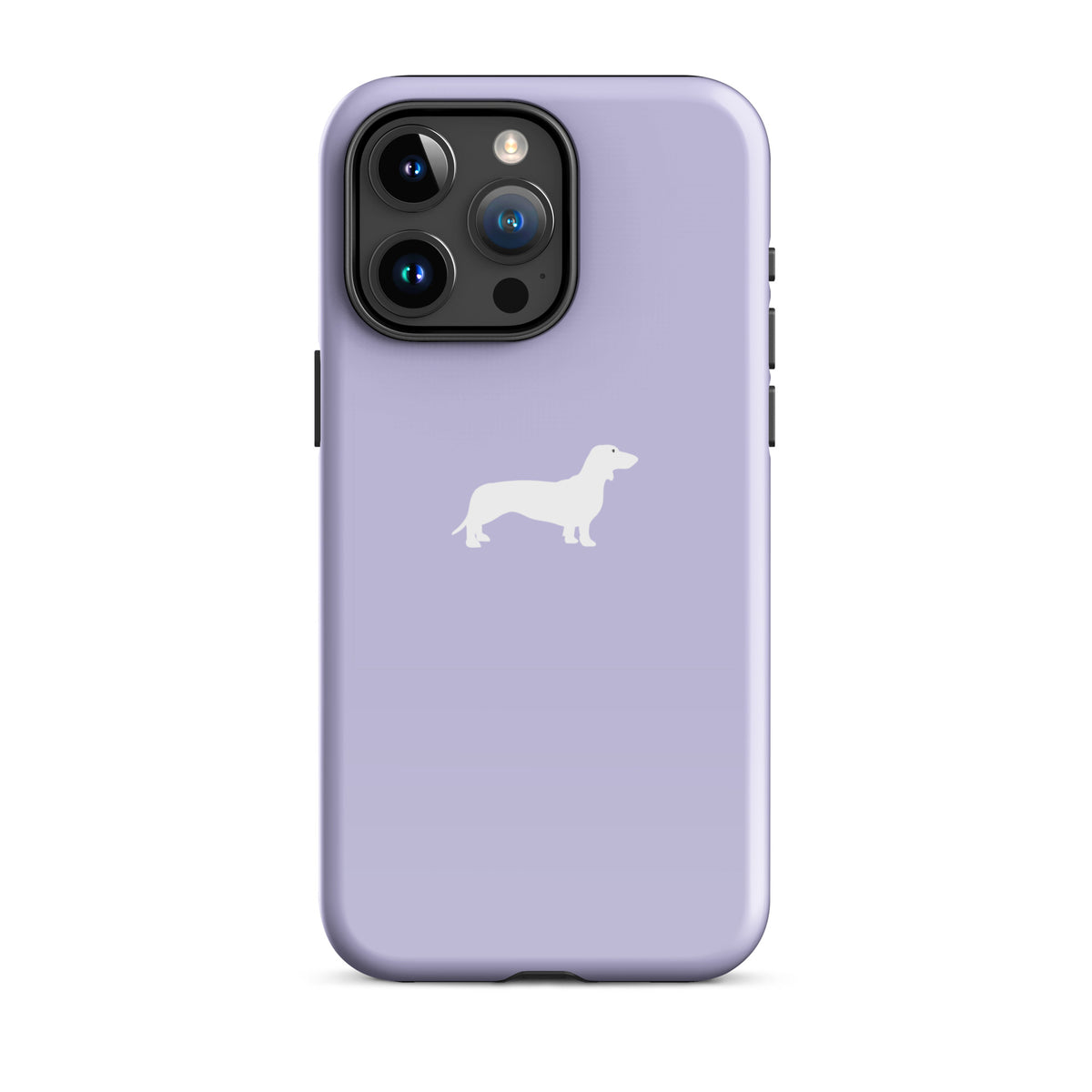 coque teckel lila iphone moderne