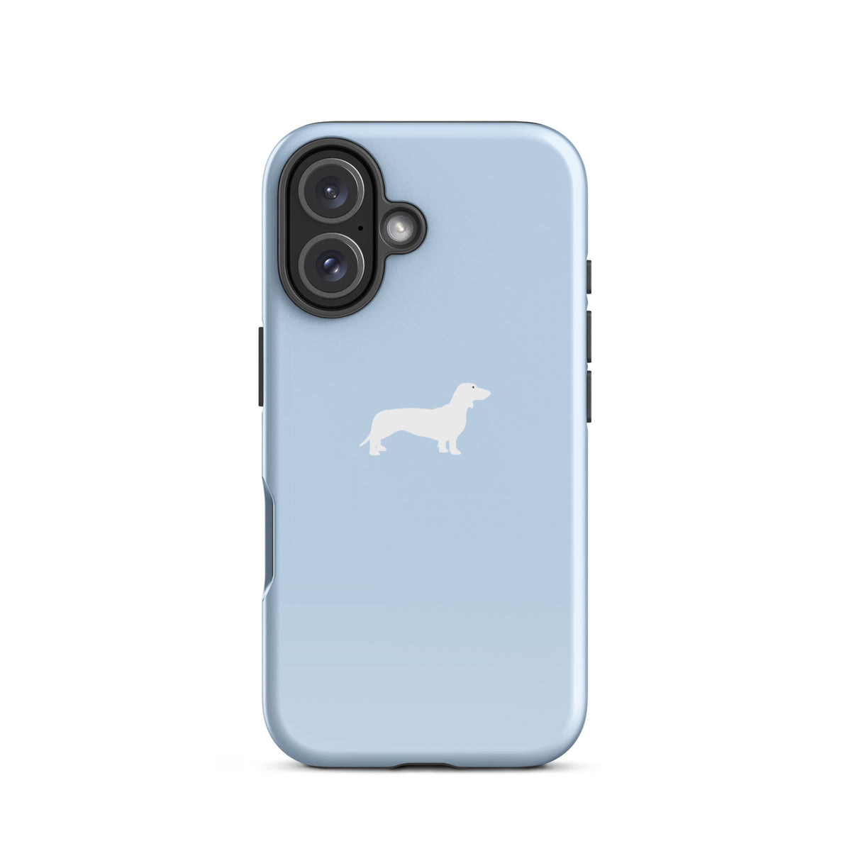 coque teckel bleu iphone moderne