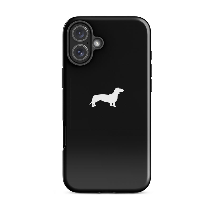 iPhone-Hülle Teckel schwarz Lifestyle