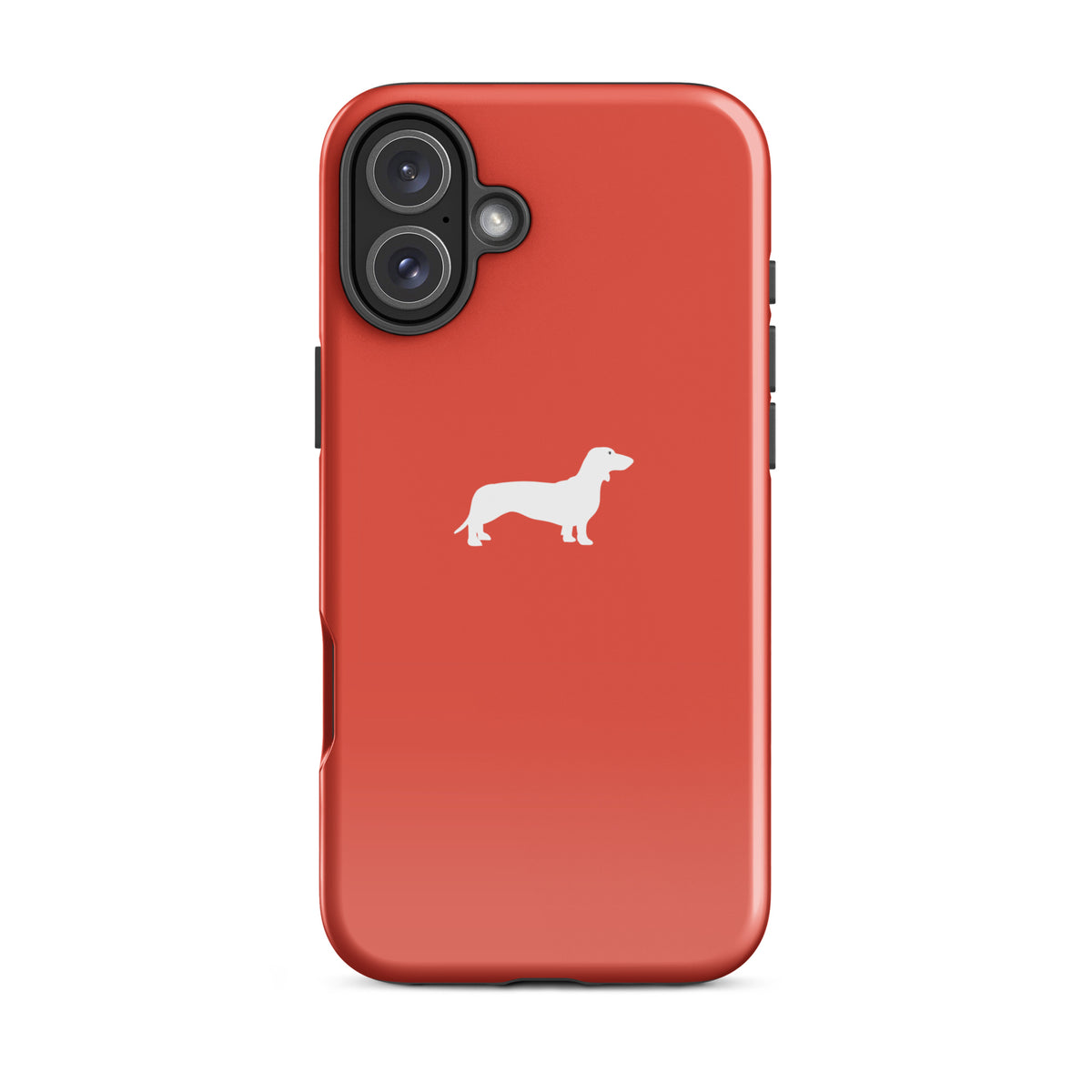coque iphone teckel rouge design sobre