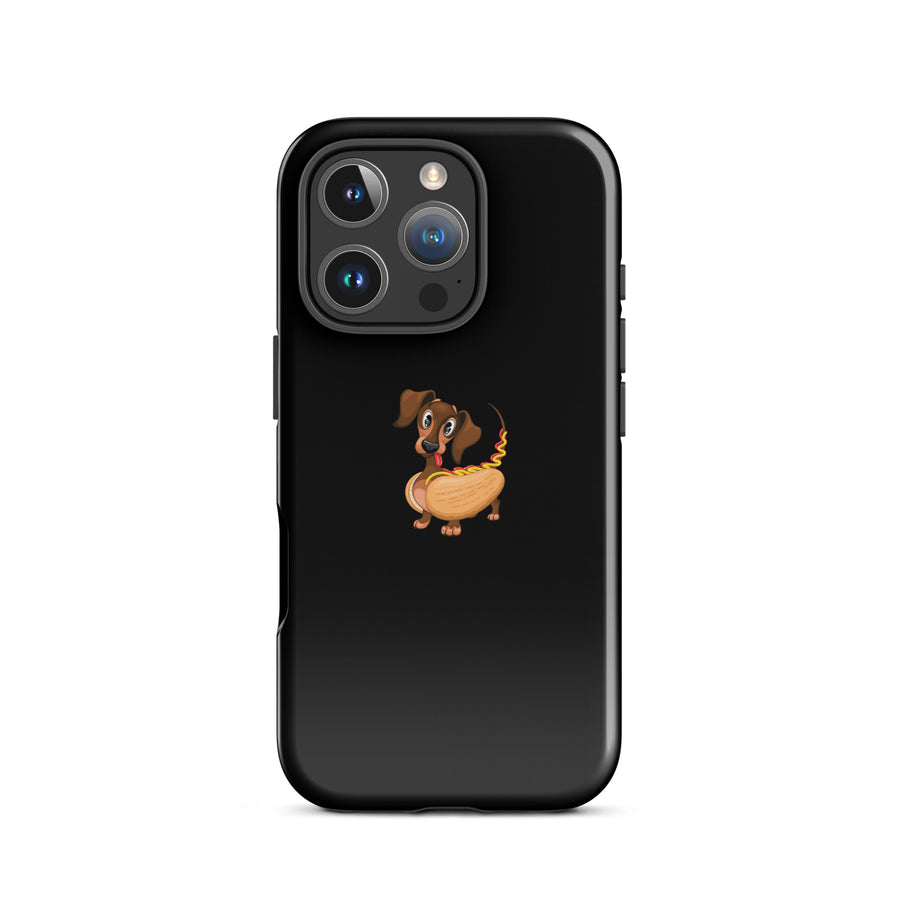coque iphone teckel hotdog cadeau