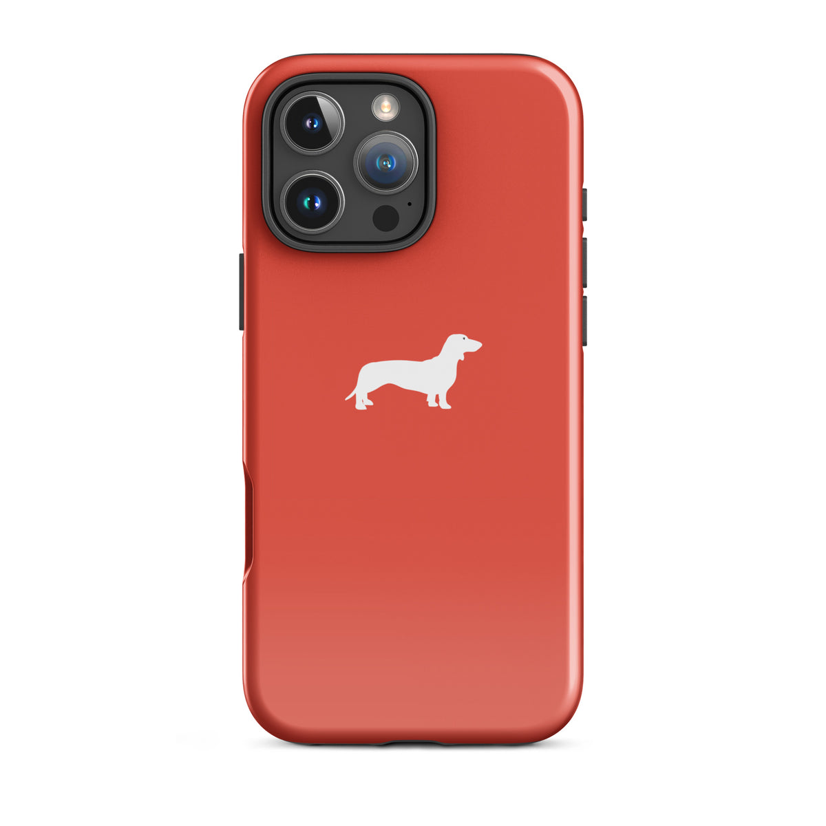 coque iphone chien saucisse rouge
