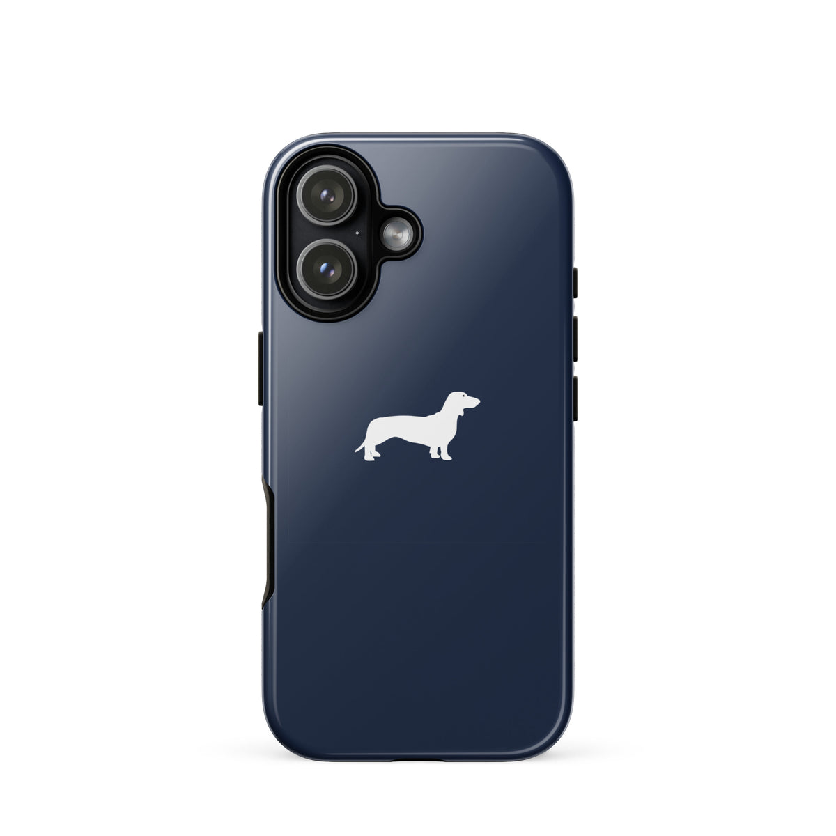 coque iphone teckel design minimaliste