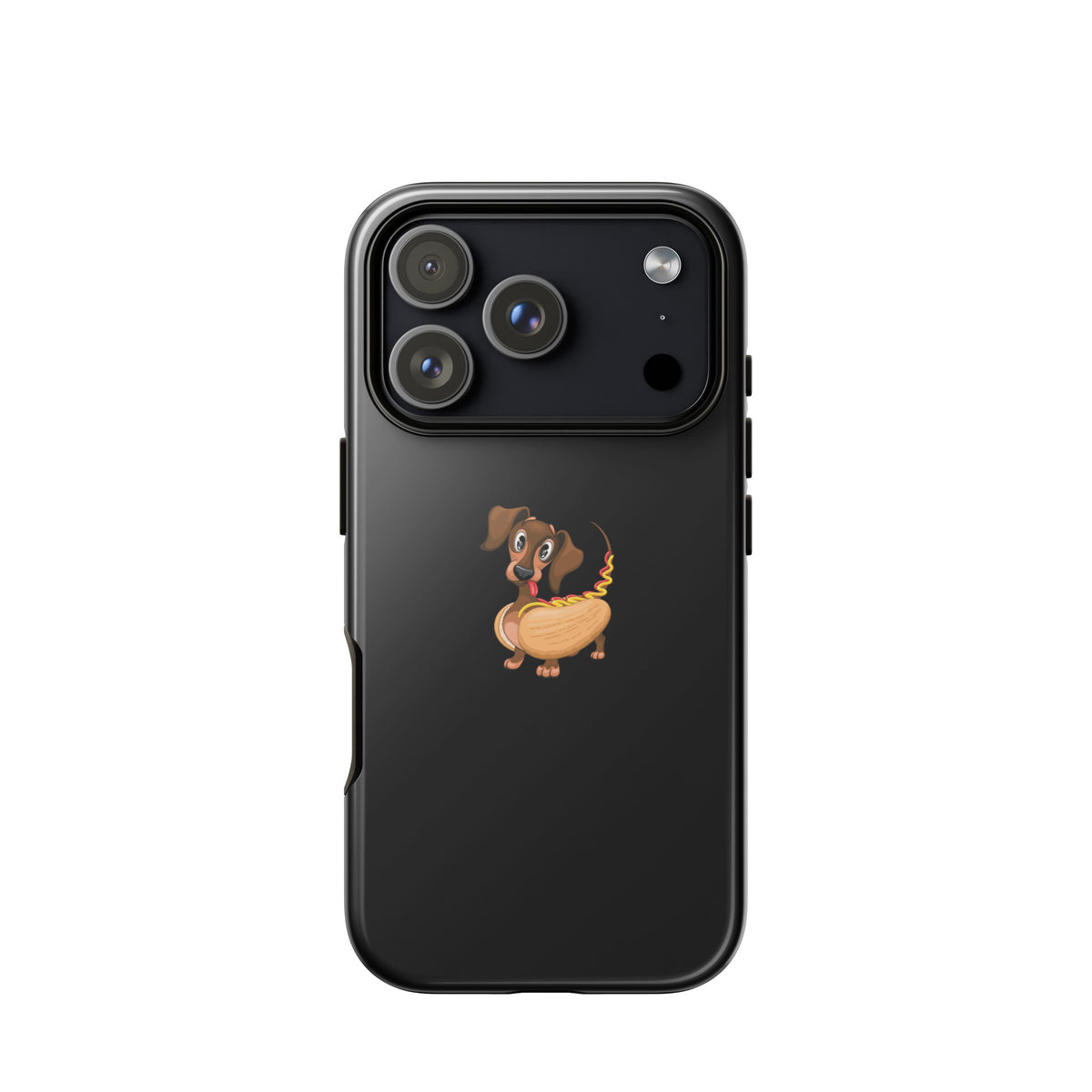 coque iphone teckel chien saucisse double couche