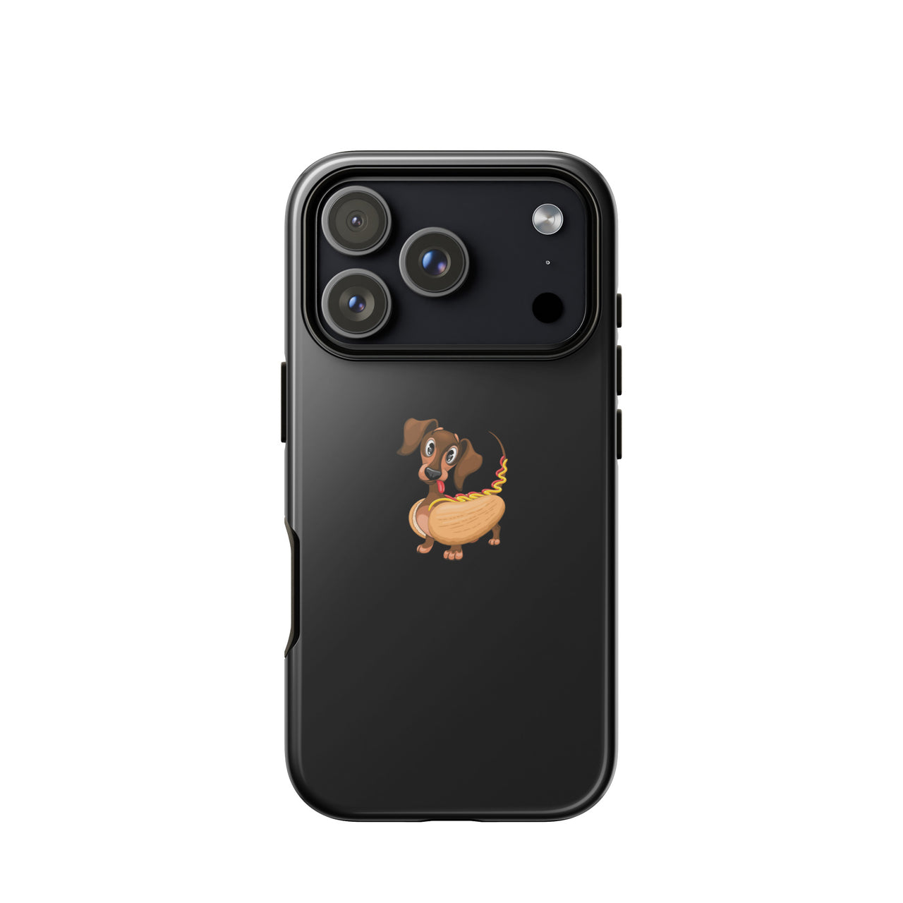 coque iphone teckel chien saucisse double couche
