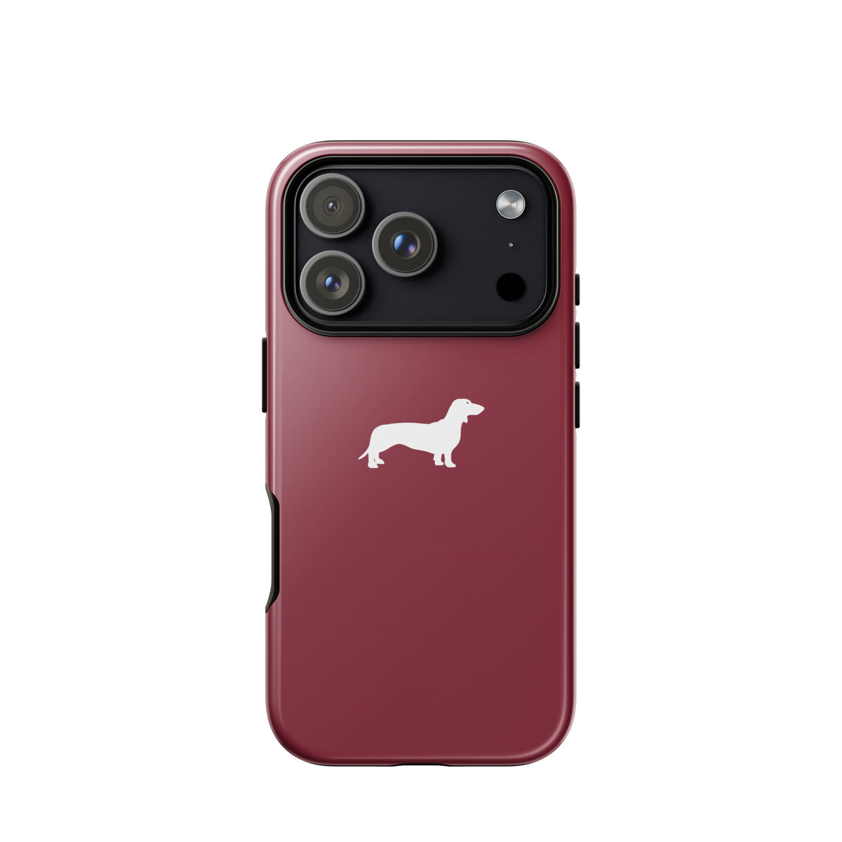 coque teckel bordeaux iphone robuste