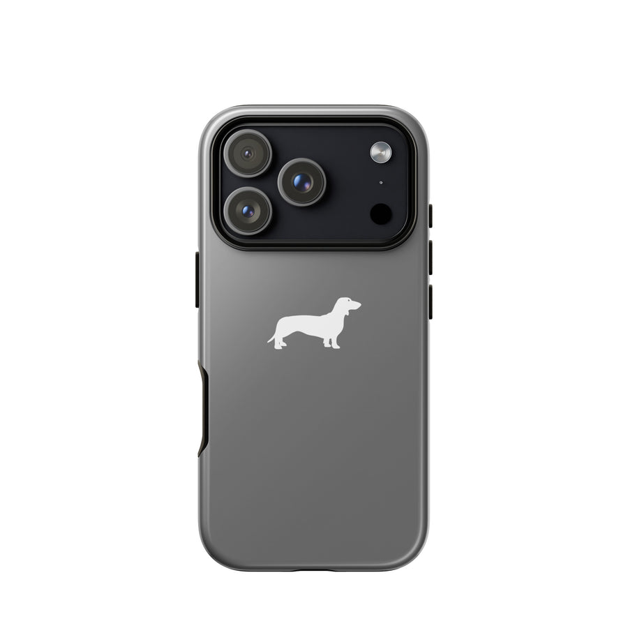 iPhone-Hülle Dackel grau teckelshop