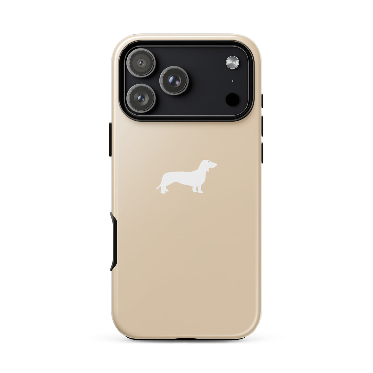 coque iphone teckel protection champagne teckelshop