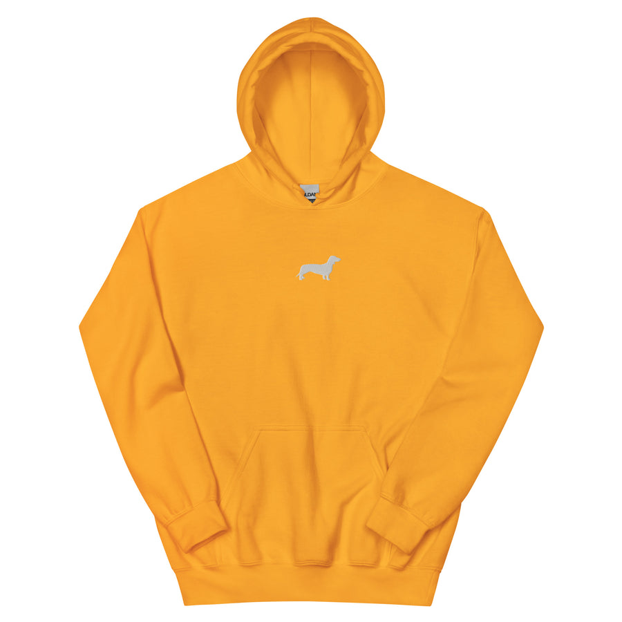 sweat teckel jaune