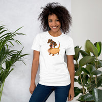 Miniaturansicht für T-Shirt „Hot Dog“ für Damen