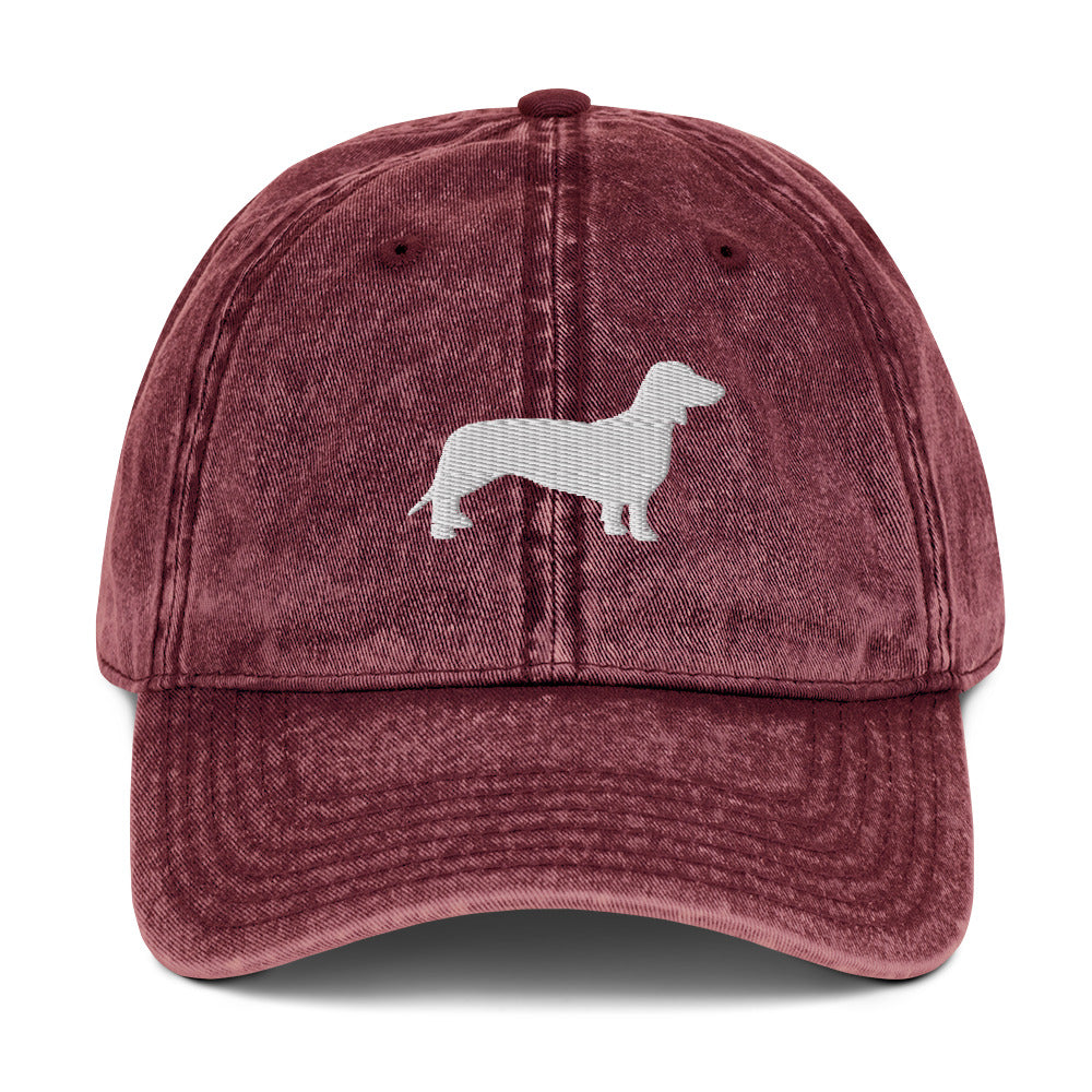 casquette style vintage dachshund