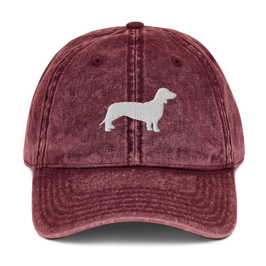 casquette style vintage dachshund