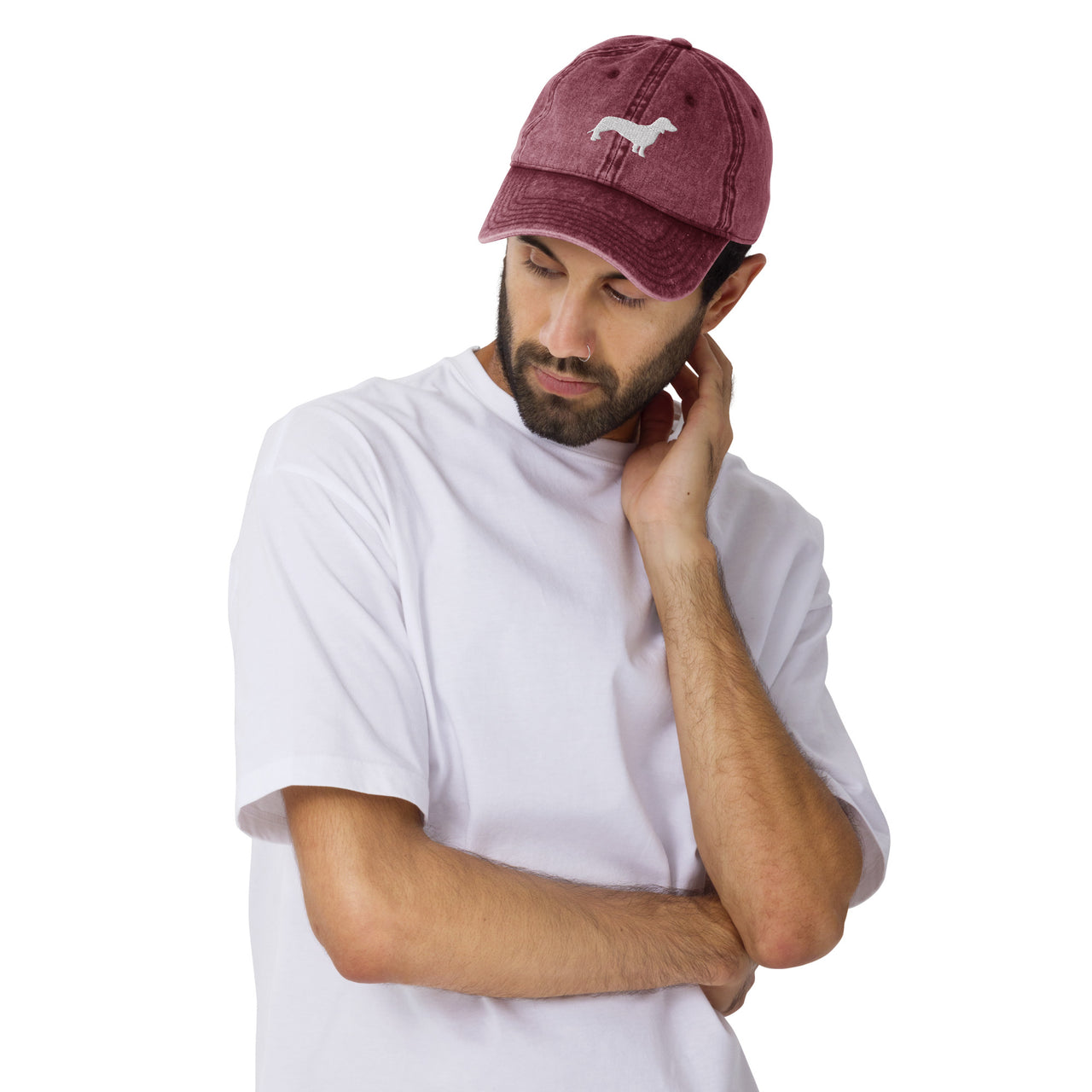 casquette teckel vintage