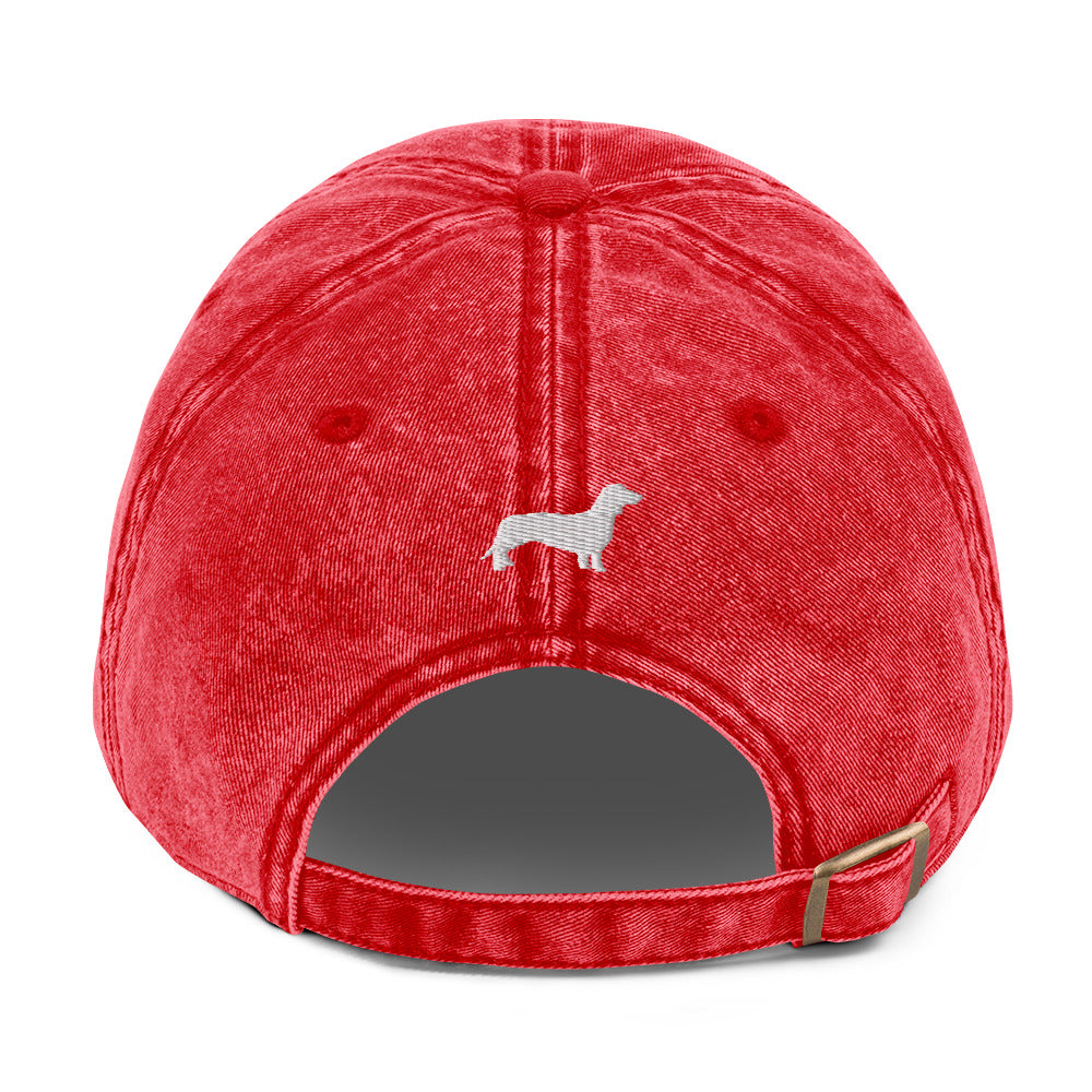 casquette canine style vintage