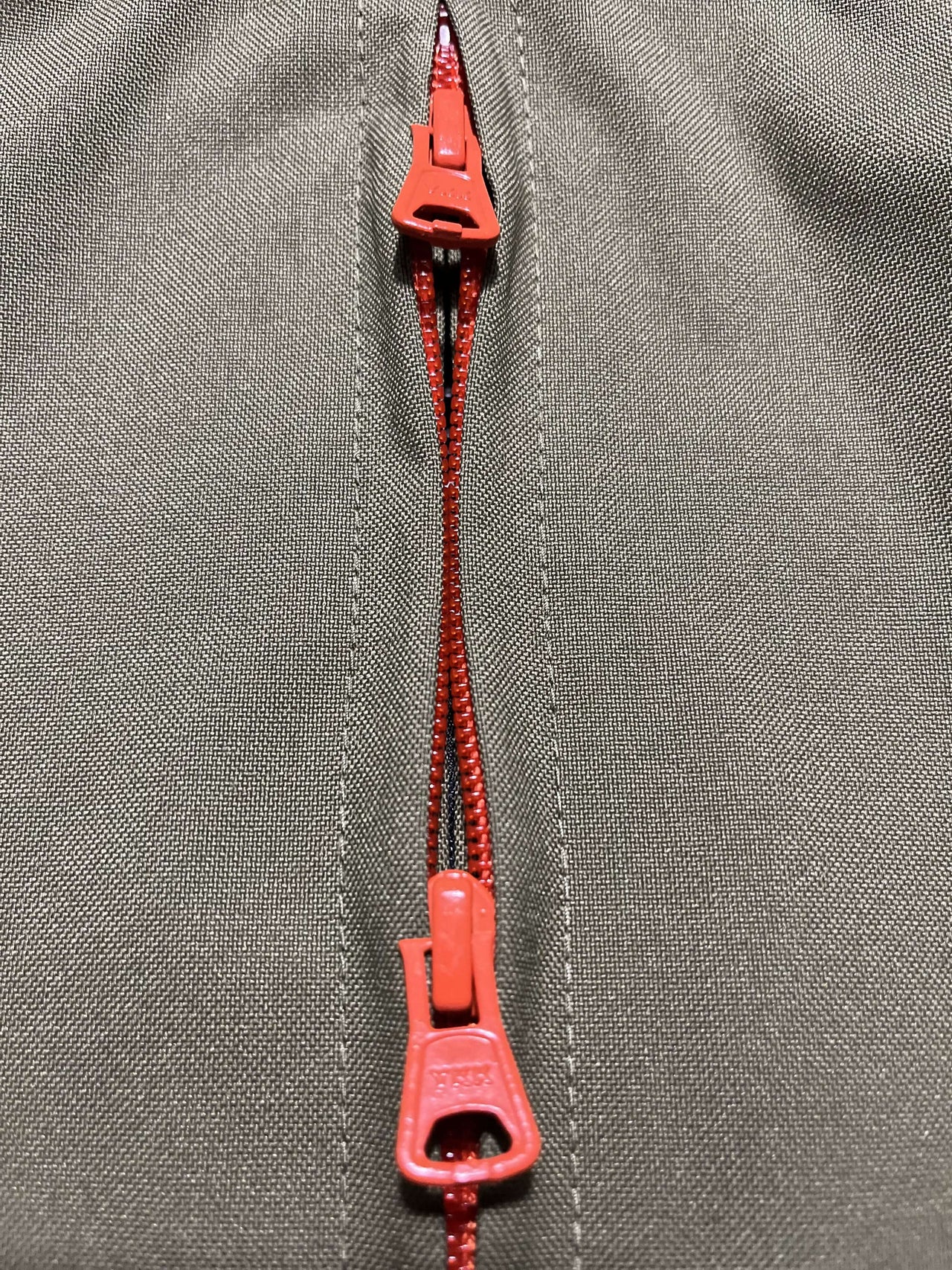 zipper impermeable teckel