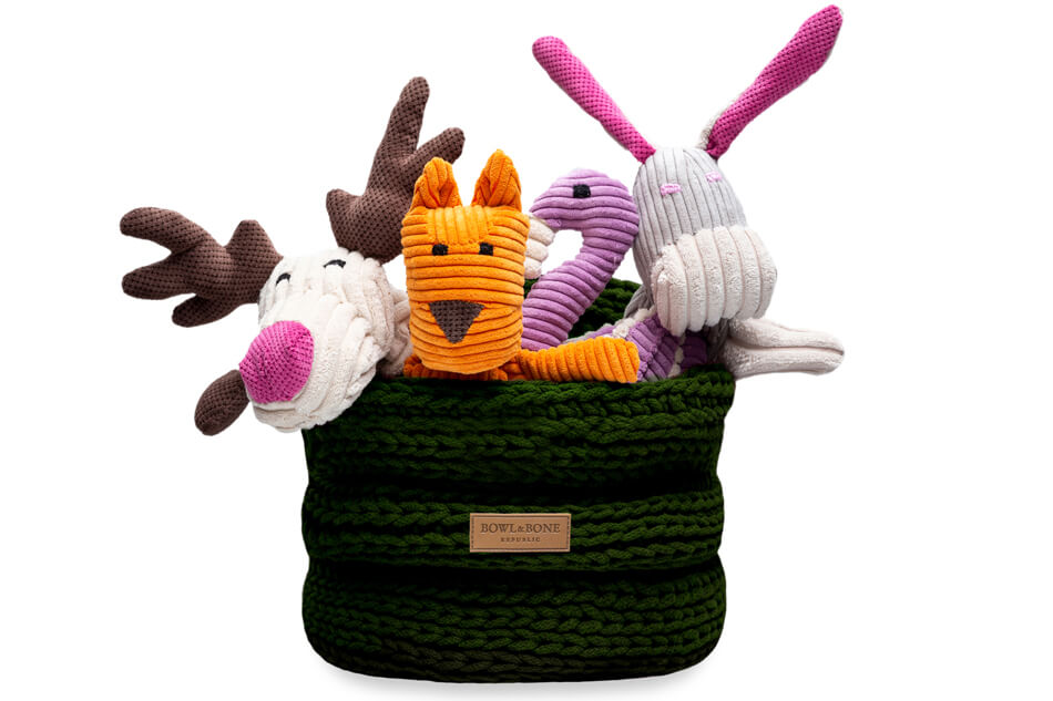 Corbeille de Jouets pour Chien 