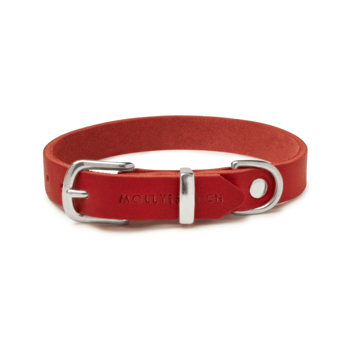 Hundehalsband für Dackel, rot