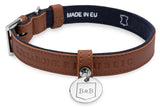 Collier Chien Cuir Luxe