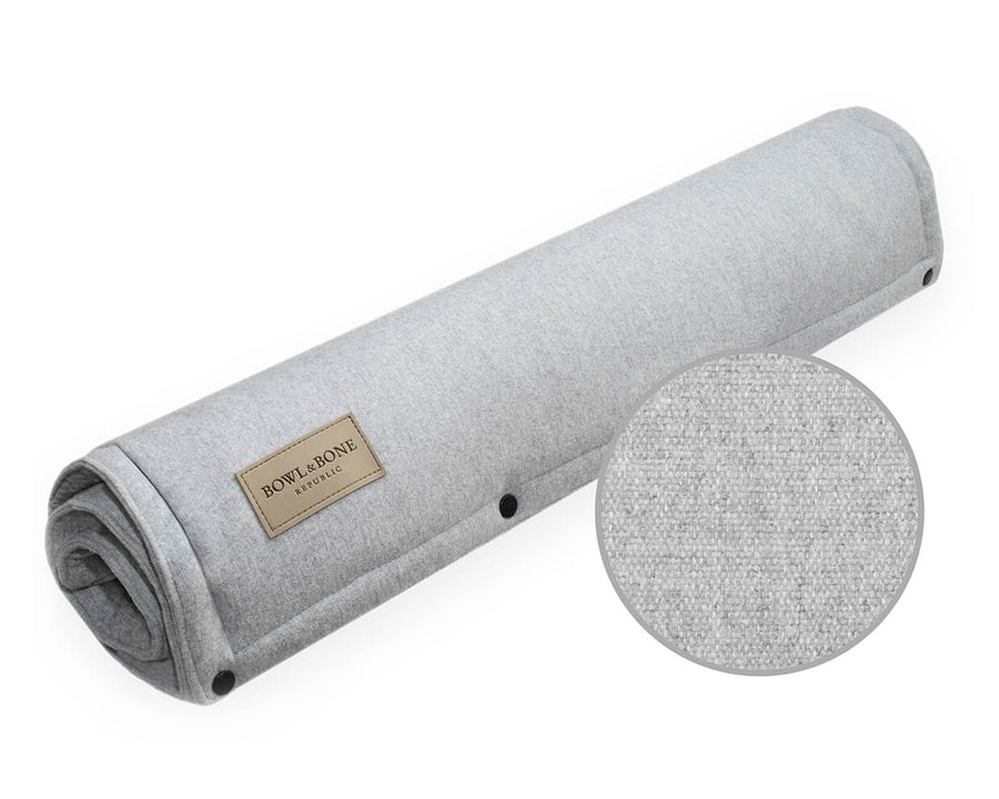 Transportmatte für Hunde, grau